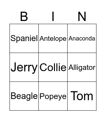 The Lit Bug Fest Bingo Card