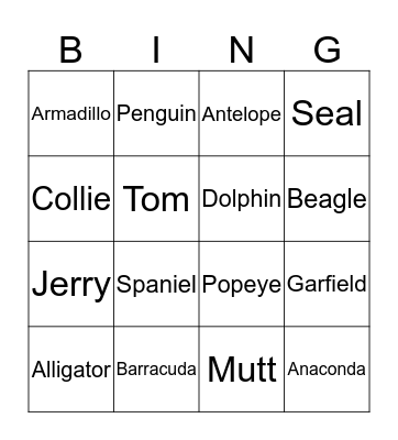 The Lit Bug Fest Bingo Card