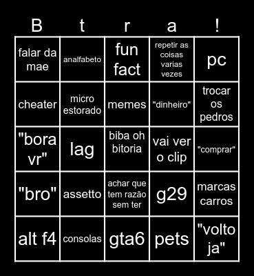 bitoria bingoh Bingo Card