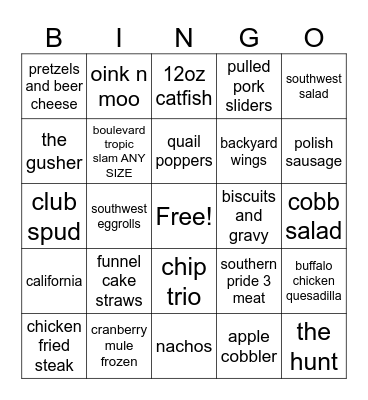 HAPPY FRIDAY!! :) Bingo Card