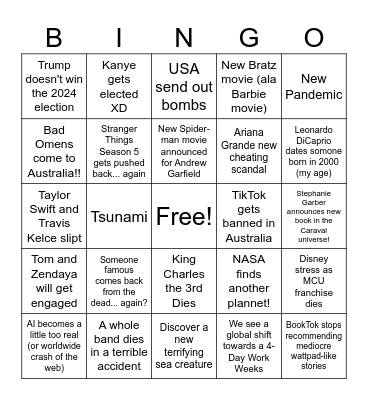 2024 Bingo Card
