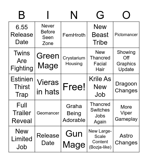 Postmen FanFest Bingo Card