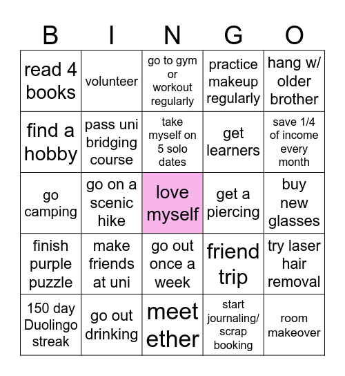 2024 BINGO Card