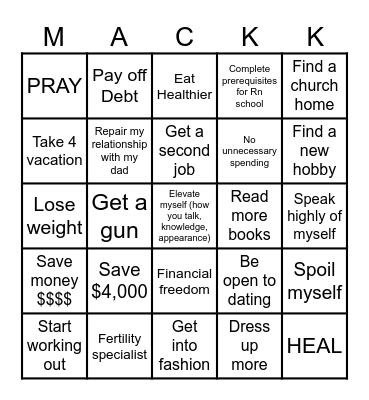 2024 WITH A PURPOSE Bingo Card