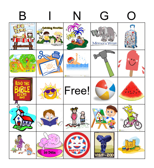 SUMMER Bingo Card