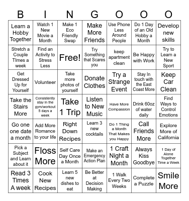 2024 Bingo Card