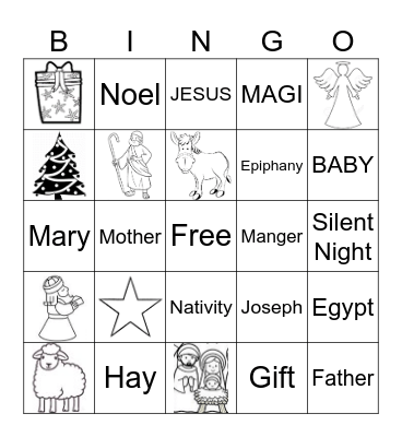Christmas Bingo Card