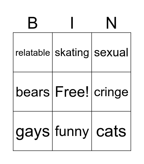 ig reels Bingo Card