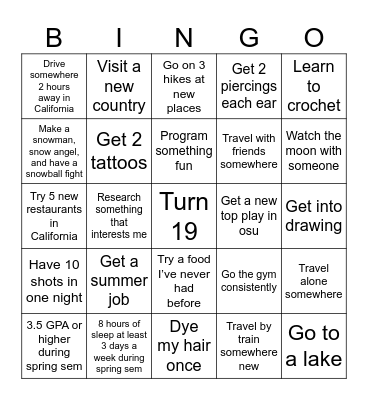 2024 Bingo Card