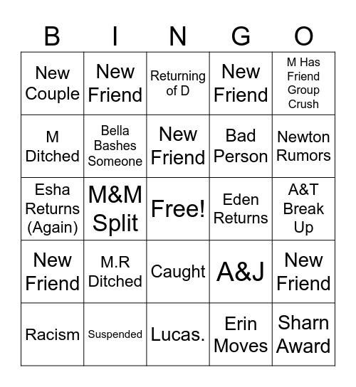 2024 PREDICTIONS Bingo Card