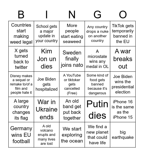 2024 Bingo Card Bingo Card   2024 Bingo Card 