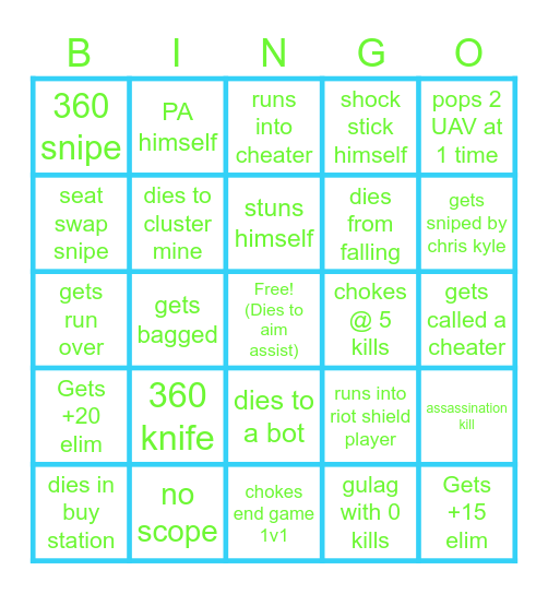 Complete a row for something cool Bingo Card