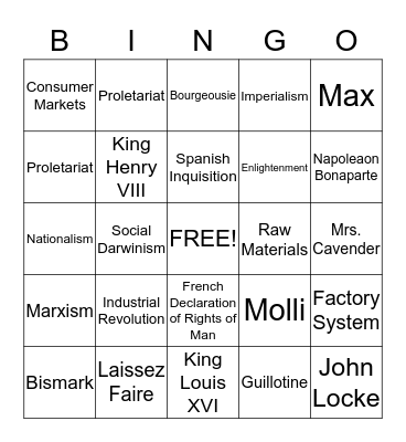 WHAP BINGO Card