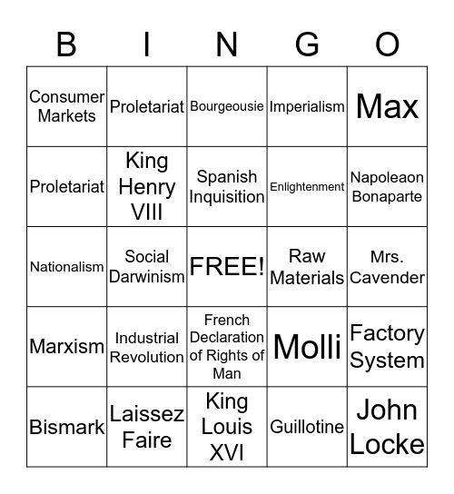 WHAP BINGO Card