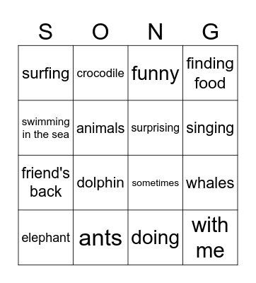 Look 3 U6 L5 Bingo Card