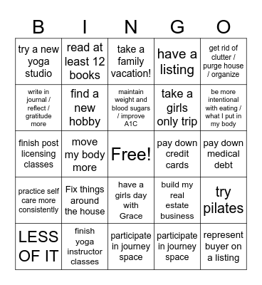 2024 Bingo Card