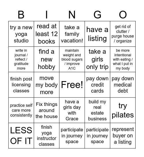 2024 Bingo Card