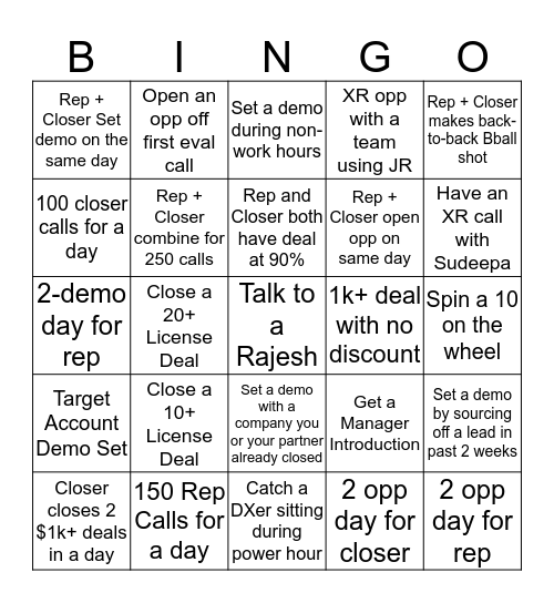 Wolfenkraft Bingo Card