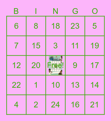 Riana's 2024 Bingo Card Bingo Card