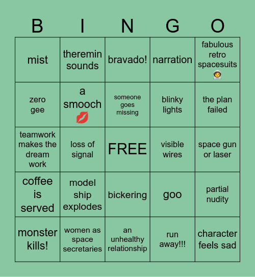 #Monsterdon #WarBetweenThePlanets Bingo Card