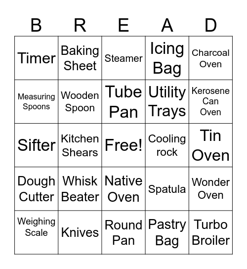 Ernest Arbollente Bingo Card