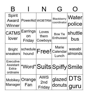 VICTOR BINGO Card