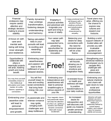 maria done Bingo Card