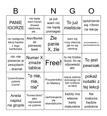 Marta Rodo bingo Card