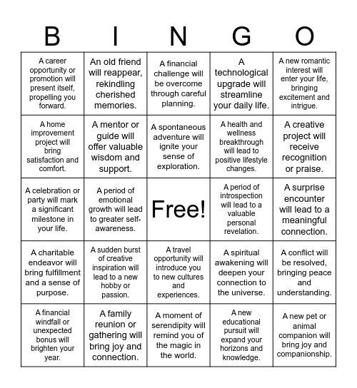 alex done Bingo Card