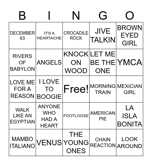 WELCOME TO FITZGEARLDS THE HOMESTEAD Bingo Card