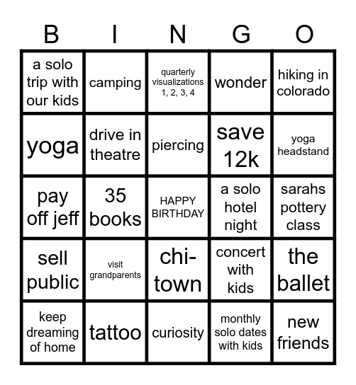 2024 !!! Bingo Card