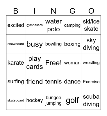 Q2 ASL BINGO 1 Bingo Card