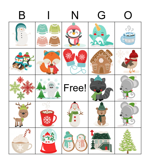 Winter BINGO Card
