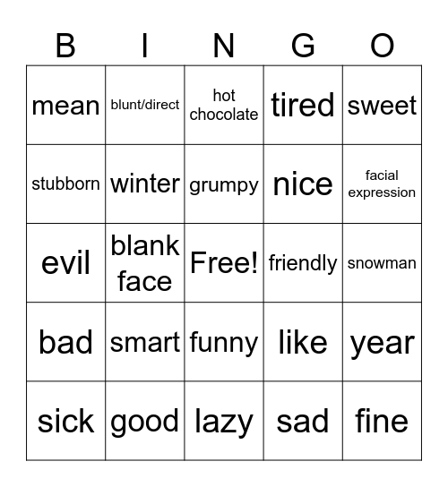 Q2 ASL Bingo 5 Bingo Card