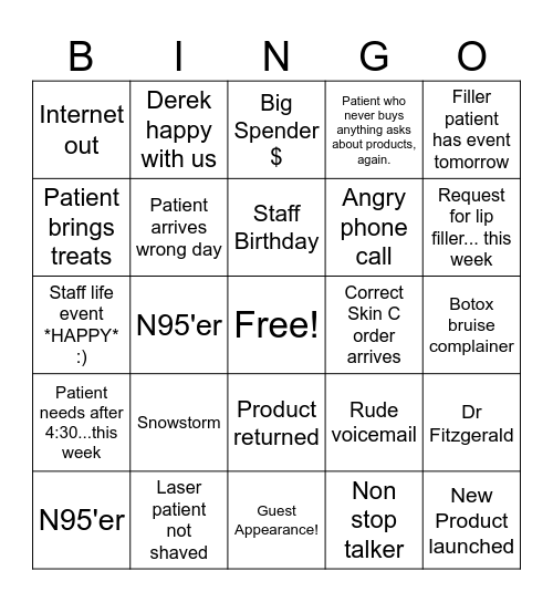 SPS BINGO Card