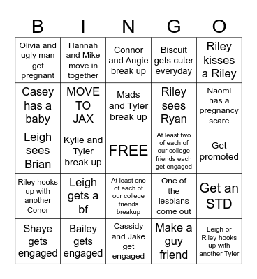 2024 Bingo Card Bingo Card