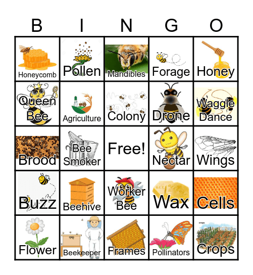 BEE-ingo Bingo Card