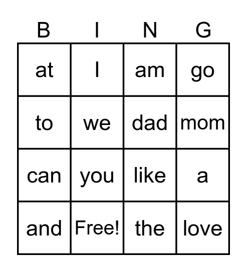 Bingo Three Bingo Card