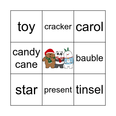 Jun 3 Xmas Bingo Card