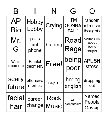 Logan Fan Club V2 Bingo Card