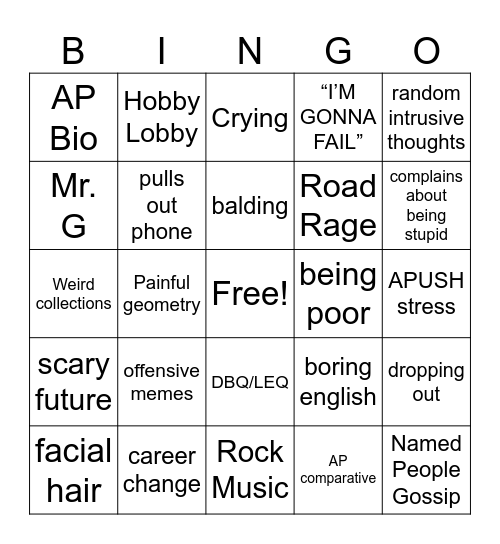 Logan Fan Club V2 Bingo Card