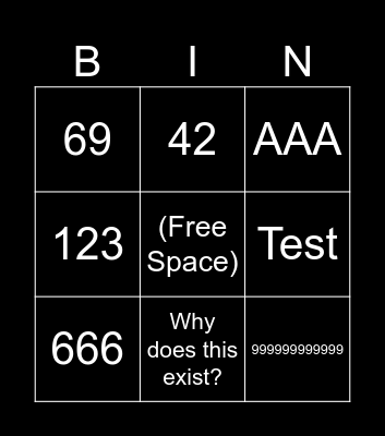 ScarlettWorld Bingo Card