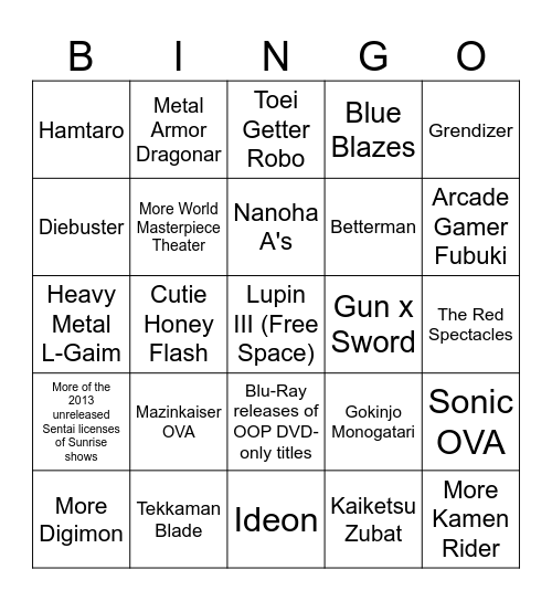 Gang Weed Predicts Discotek Day 1/8/24 Bingo Card