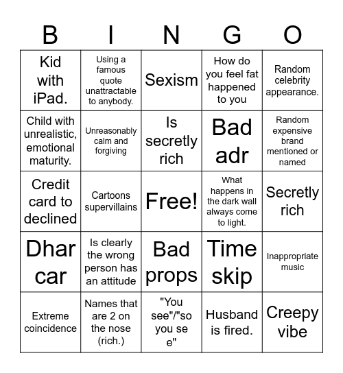 Dhar man bingo 1-2v Bingo Card