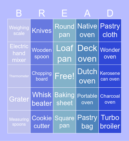 Uzziah Tabangcura Bingo Card