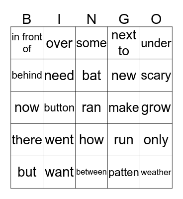 2013 2 28 Bingo Card