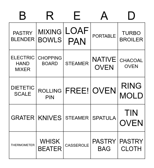 CONTAPAY, NICOLE R. Bingo Card