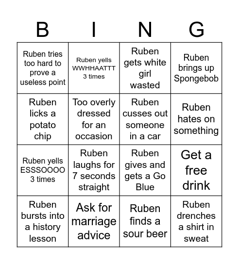 Rubingo Card