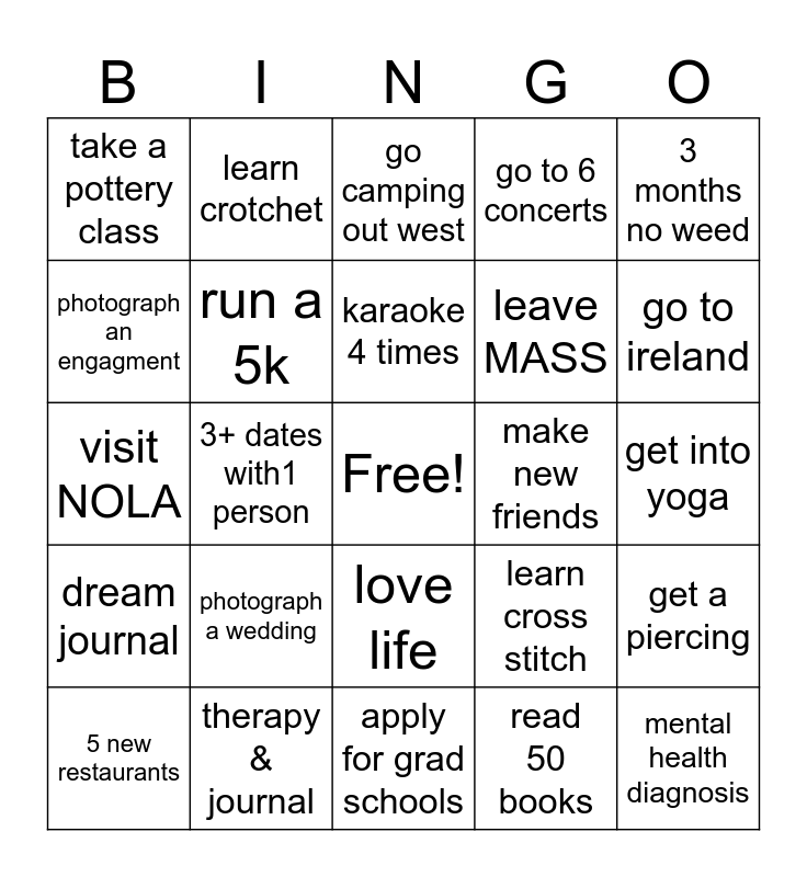 2024 BINGO Card   2024 Bingo 