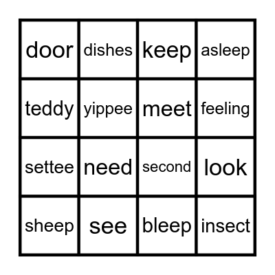Do we have to keep it? Bingo Card